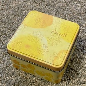 Vintage Fossil Tin